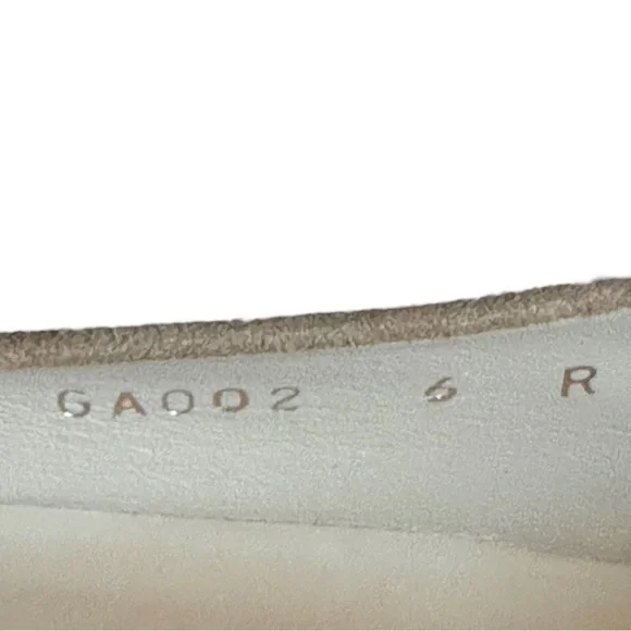 Good American Suede Point Toe Pumps Size 6 Tan Neutral Classic Leather Heels - Picture 8 of 9